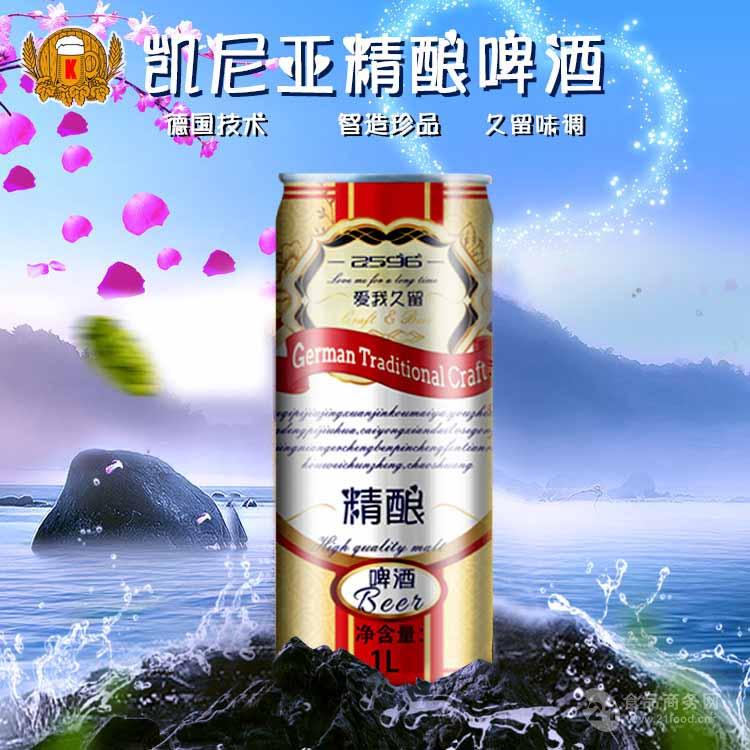 1升桶装啤酒厂家供应精酿白啤酒