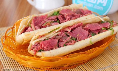 青岛驴肉火烧技术味道可口,学习方便