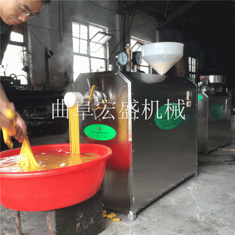 玉米馇条机货源厂家hsc140玉米面条机