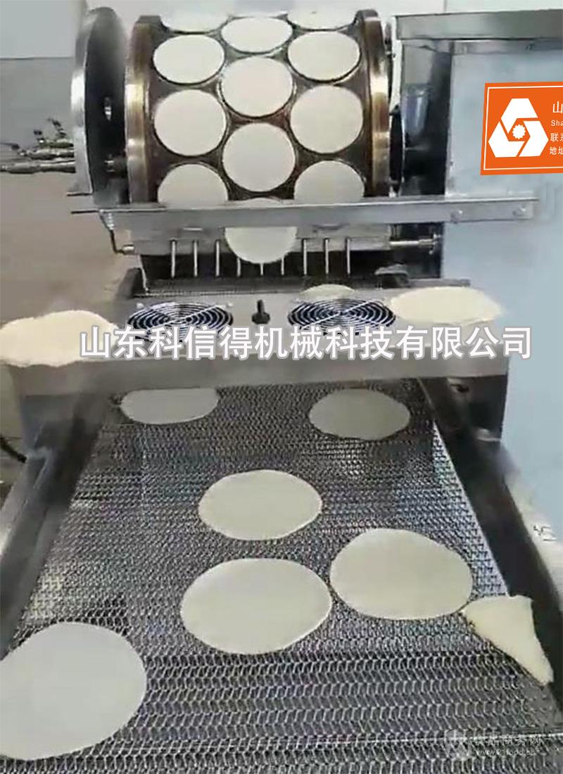 品质保障自动烤鸭饼机丝娃娃皮机器 薄饼机