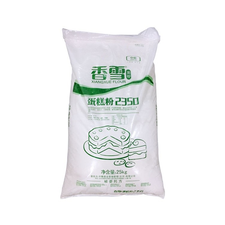 中粮 低筋面粉 25kg 香雪蛋糕粉小麦粉烘焙原料