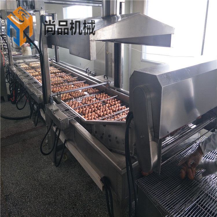 炸麻花专用油炸机厂家报价现场生产视频