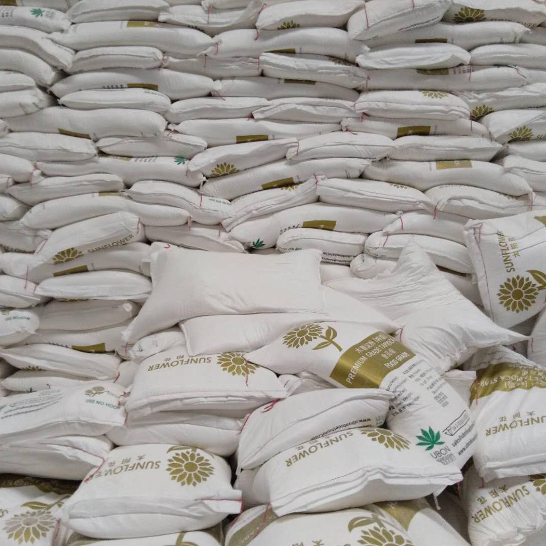 泰国进口太阳花牌木薯原淀粉 木薯淀粉 25kg/袋