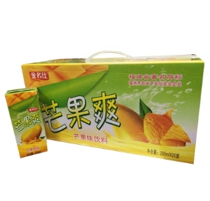 金名仕芒果爽饮料250mlx20盒