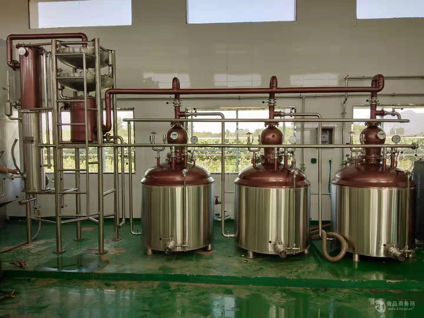 来自的夏朗德壶式蒸馏设备工艺-新乡紫铜壶式蒸馏设备厂家
