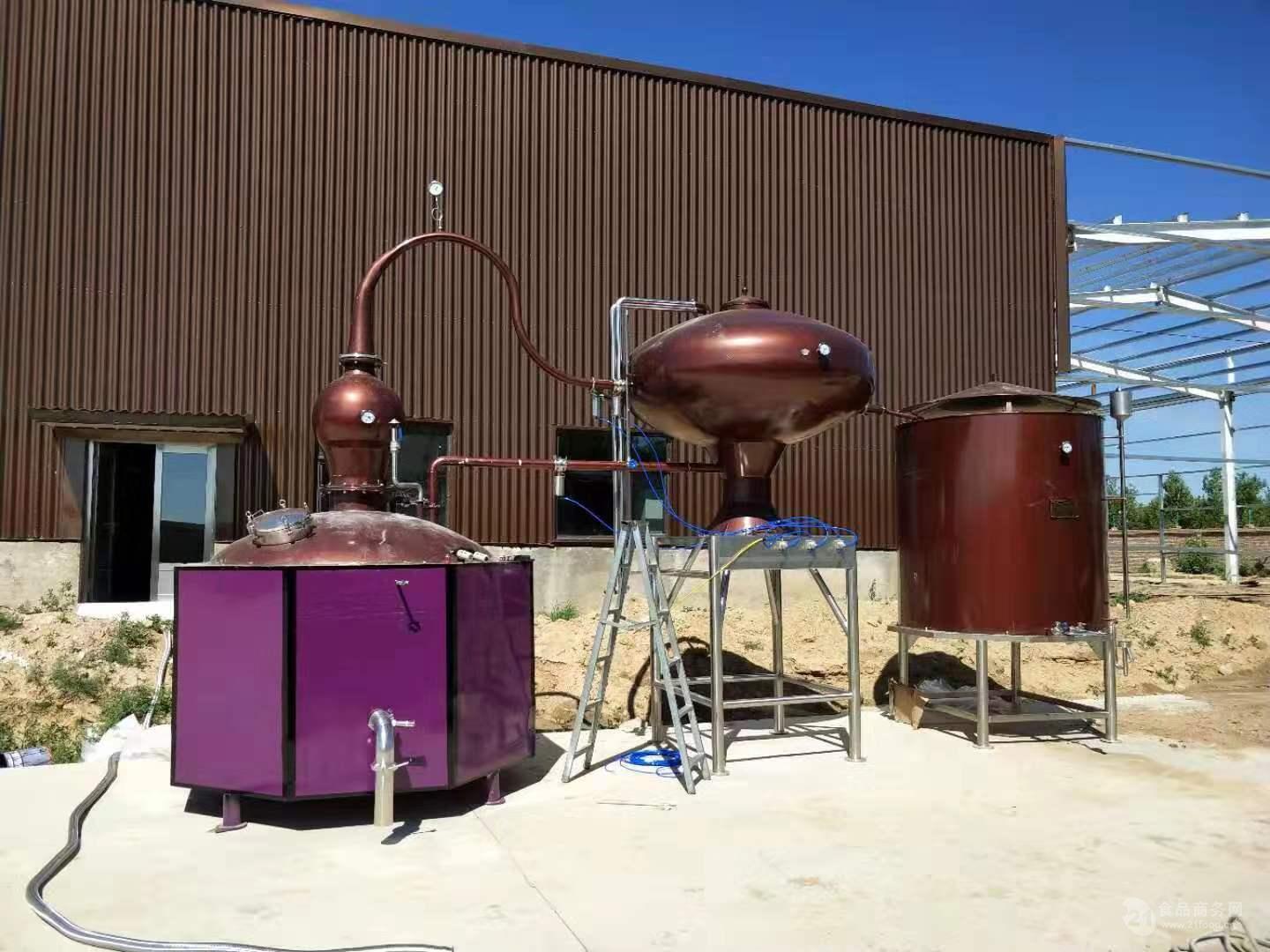 来自的夏朗德壶式蒸馏设备工艺-新乡紫铜壶式蒸馏设备厂家