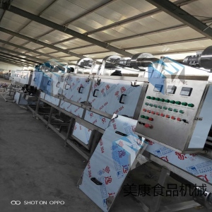 节能高效型全自动蔬菜塑料筐清洗机 食品盒清洗烘干流水线设备