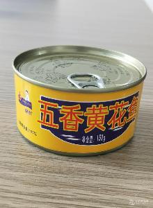 锦泉150g青岛特产健康营养自产自销一件OEM代加工五香黄花鱼罐头