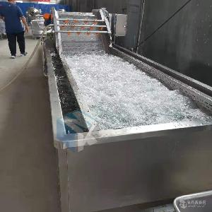 供应卤制鸭脖解冻机 鸡翅深加工解冻流水线 肉制品化冻设备