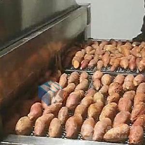 供应食品厂专用烤红薯连续式机 速冻烤红薯加工设备 烤地瓜流水线