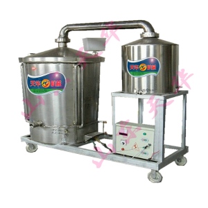 不锈钢移动式酿酒机生料液态蒸酒设备