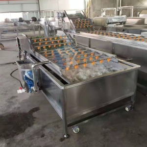 全自动鲜花椒专用清洗机 花椒深加工杀青预煮漂烫烘干流水线