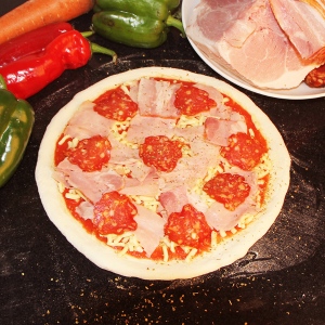 10寸意姆意式纯手工薄底肉香满溢披萨