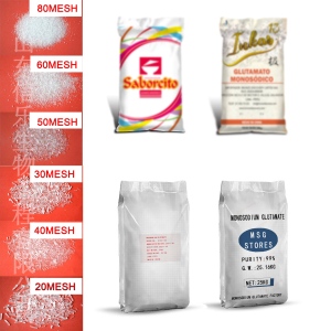 供應出口加鹽味精 各種含量 味素20-100目 定制包裝