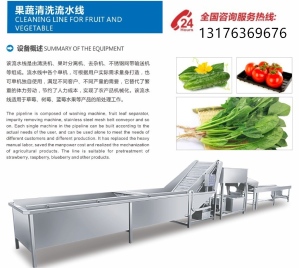 小龙虾清洗机  清洗流水线  小龙虾全套加工设备