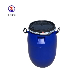 蓝色50升法兰桶50升塑料桶